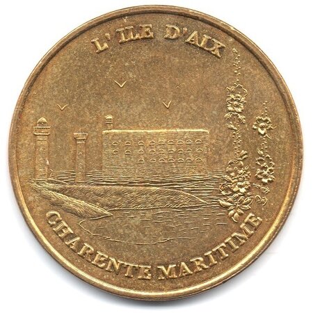 Mini médaille monnaie de paris 2007 - l’ile d’aix