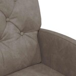 vidaXL Chaises de salle à manger 2 Pièces Gris 58 x 67 x 97 cm Faux cuir