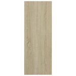 vidaXL Table console chêne sonoma 105x30x80 cm bois d'ingénierie