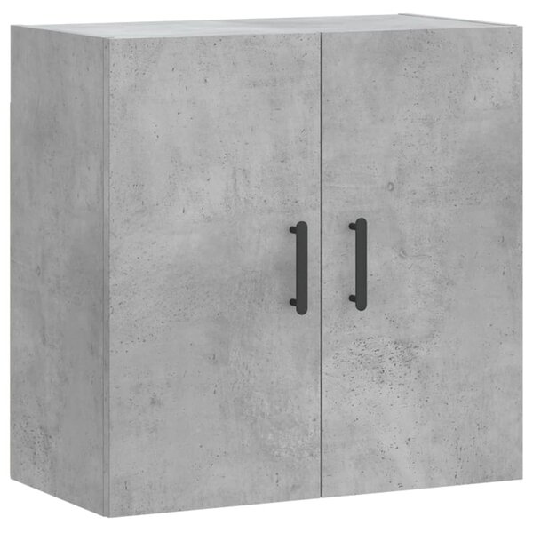 vidaXL Armoire murale gris béton 60x31x60 cm bois d'ingénierie