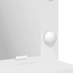vidaXL Table de Toilette Blanc 50 x 41 x 135 cm Bois d'ingénierie