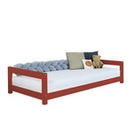 Lit enfant KIDDY 90 x 180 rouge brique