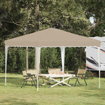 vidaXL Tente de fête pop-up 288 x 288 x 245 cm Crème Tissu Oxford