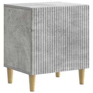 vidaXL Cabinet de chevet Gris béton 43 x 34 5 x 50 cm