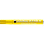 Marqueur Permanent 2200 C Corps Alu Jaune Pointe Biseautée 1-5 mm x 6 EDDING