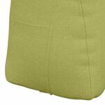 vidaXL Coussin de Dos Vert clair 60 x 24 x 50 cm tissu