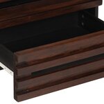 vidaXL Table de chevet marron 50x34x62 cm bois manguier solide