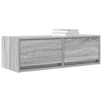 vidaXL Meuble TV sonoma gris 80x31x25 5 cm bois d'ingénierie