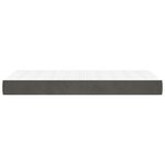 vidaXL Matelas de lit à ressorts ensachés Gris foncé 90x200x20 cm