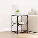 vidaXL Table d'appoint Grise Sonoma 41x40x60 cm en bois d'ingénierie