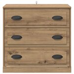 vidaXL Buffet Chêne artisanal 70 x 35 5 x 67 5 cm Bois d'ingénierie