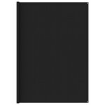 vidaXL Tapis de tente 300x600 cm Noir