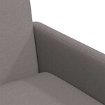 vidaXL Chaises de salle à manger 2 Pièces Taupe 57 x 67 x 95 cm tissu