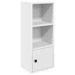vidaXL Bibliothèque blanc 31x24x77 cm bois d'ingénierie