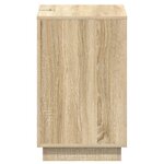 vidaXL Table d'appoint Chêne Sonoma 60 x 40 x 65 cm Bois d'ingénierie