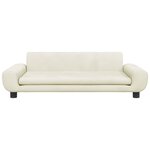 vidaXL Canapé pour enfants crème 100x54x33 cm velours