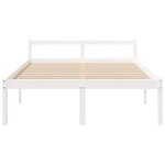 vidaXL Lit pour personne âgée sans matelas 150x200 cm bois pin massif