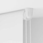 vidaXL Store enrouleur de douche 130x240 cm largeur du tissu 126 cm