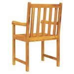 vidaXL Chaises de jardin lot de 2 Bois d'acacia solide