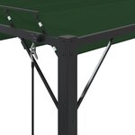 vidaXL Gazebo avec toiture louvée 3 x 4 x 2 14 m Vert