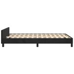 vidaXL Cadre de lit sans matelas noir 120x200 cm velours