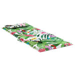 vidaXL Coussins de chaise à dossier haut lot de 2 multicolore