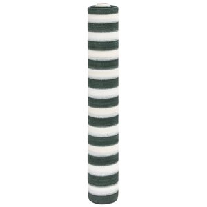 vidaXL Filet brise-vue vert et blanc 3 6x10 m PEHD 75 g/m²