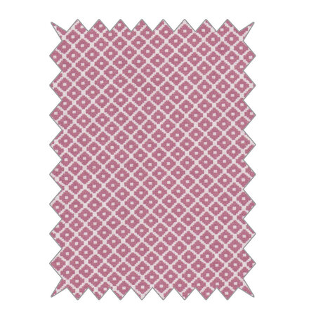 Coupons de tissu en coton à losange rouge clair 100x70cm
