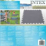 Intex Protecteur de sol rembourré verrouillable 8Pièces 50x50x0 5cm 1 9m²