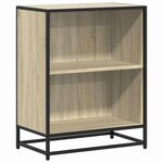 vidaXL Bibliothèque chêne sonoma 60x35x76 cm bois d'ingénierie