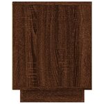 vidaXL Meuble TV chêne marron 102x35x45 cm bois d'ingénierie