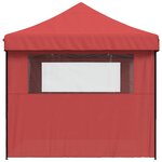 vidaXL Tente de fête Bordeaux 279 x 410 x 315 cm Tissu Oxford