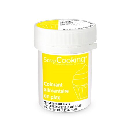 Colorant alimentaire en pâte 20 g - Jaune citron