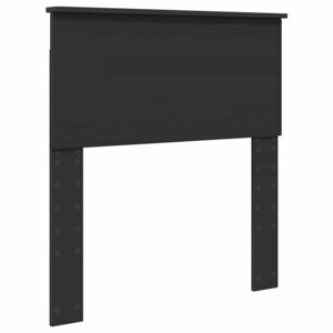 vidaXL Tête de lit avec tête de lit Chêne noir 80 cm Bois d'ingénierie