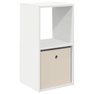 vidaXL Table de chevet Blanc 35 x 32 x 68 5 cm Bois d'ingénierie