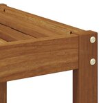 vidaXL Banc de jardin Naturel 79 x 43 x 37 cm Bois d'Acacia Massif