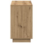 vidaXL Buffet chêne artisanal 102x35x60 cm bois d'ingénierie