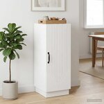 vidaXL Buffet Blanc 33 x 34 5 x 87 cm Bois d'ingénierie