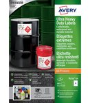B5274-50 - 800 étiquettes ultra-résistantes en polyéthylène étirable 52x74 mm avery
