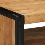 vidaXL Table basse 70x50x38 cm bois massif acacia
