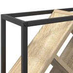 vidaXL Étagère à vin Chêne sonoma 51 x 18 x 52 5 cm Bois d'ingénierie