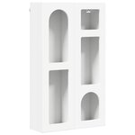 vidaXL Armoire suspendue Blanc 59 x 20 x 100 cm Bois d'ingénierie