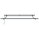 vidaXL Auvent rétractable automatique avec LED Orange et Marron 300x250 cm