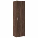 vidaXL Armoire de rangement mince chêne marron 50x42 5x225 cm