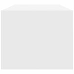 vidaXL Meuble TV blanc 80x31x25 5 cm bois d'ingénierie