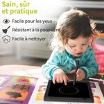 ACROPAQ Tablette dessin Enfant- Ardoise Magique 12 Pouces- Ecran LCD Noir- Tablette graphique enfant- Pile CR2025 incluse