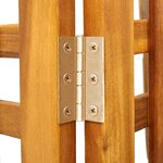 vidaXL Cloison de séparation 4 panneaux 161x2x170 cm Bois d'acacia
