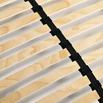 vidaXL Sommier à lattes avec 28 lattes 7 zones 100 x 200 cm