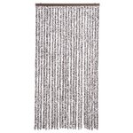vidaXL Moustiquaire Marron et beige 100 x 220 cm Chenille