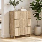 vidaXL Armoire à tiroirs 66 x 34 5 x 90 cm Bois d'ingénierie